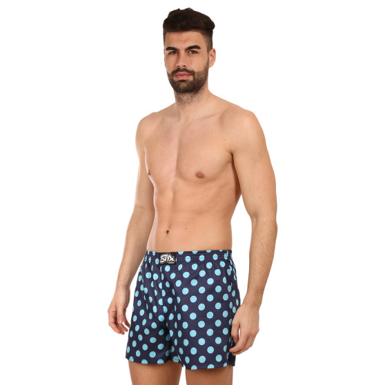 Vīriešu bokserbokseršorti Styx premium art classic gumijas polka dots (AP1053)