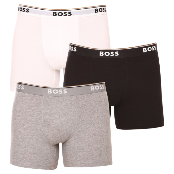 3PACK vīriešu bokseru šorti BOSS daudzkrāsaini (50475282 999)