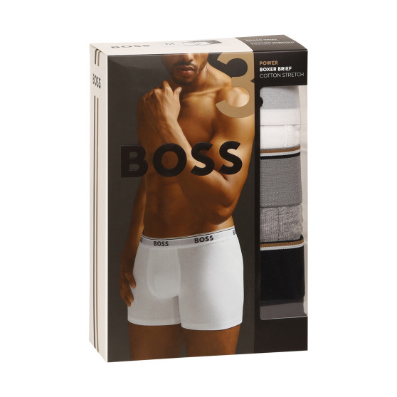 3PACK vīriešu bokseru šorti BOSS daudzkrāsaini (50475282 999)