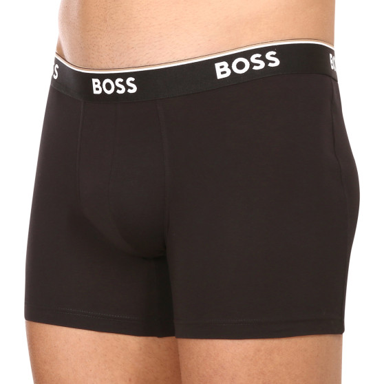 3PACK vīriešu bokseru šorti BOSS melni (50475282 001)