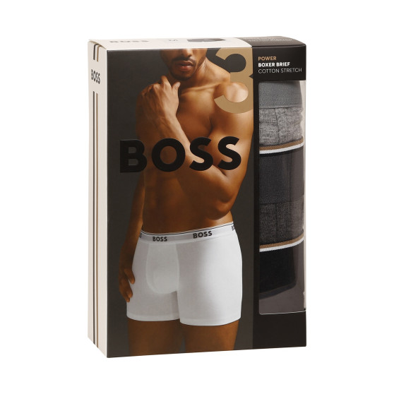 3PACK vīriešu bokseru šorti BOSS daudzkrāsaini (50475282 061)