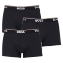 3PACK vīriešu bokseru šorti BOSS tumši zili (50475274 480)