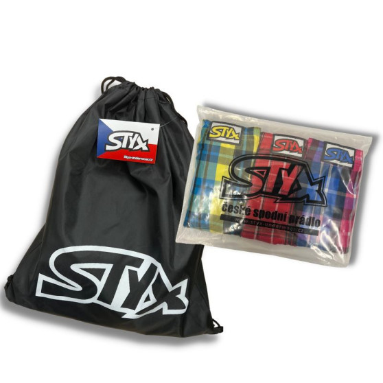 5PACK vīriešu bokserbokseršorti Styx premium art classic gumija (5AP9551913)