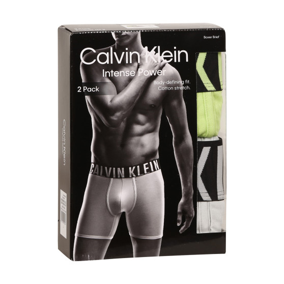 2PACK vīriešu bokseru šorti Calvin Klein daudzkrāsaini (NB2603A-C2D)