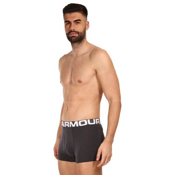 3PACK vīriešu bokseru šorti Under Armour melni (1363616 001)