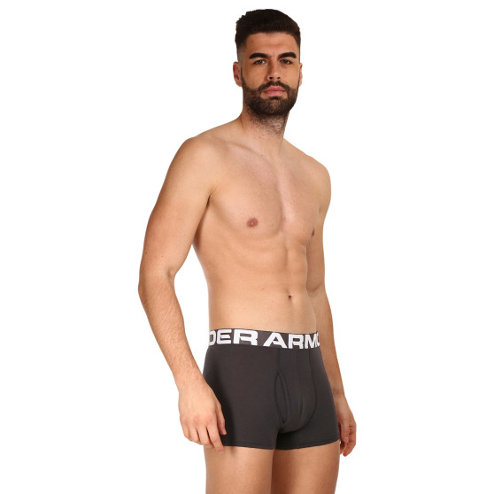 3PACK vīriešu bokseru šorti Under Armour melni (1363616 001)