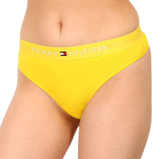 Sieviešu stringi Tommy Hilfiger yellow (UW0UW04146 ZGS)