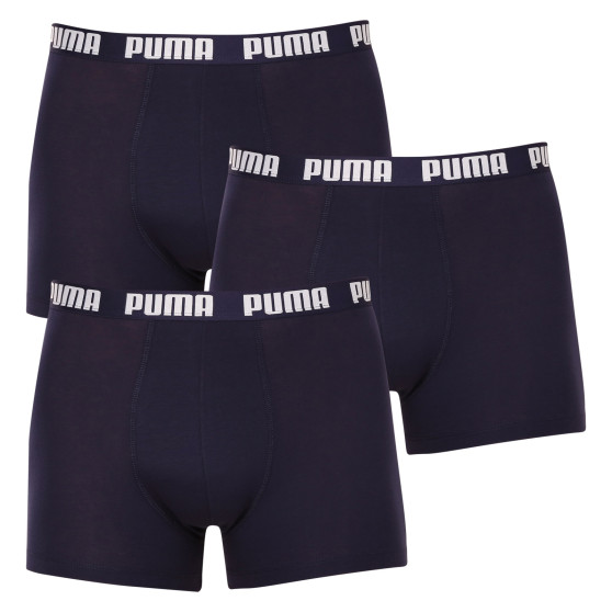 3PACK vīriešu bokseru šorti Puma zili (701206546 002)