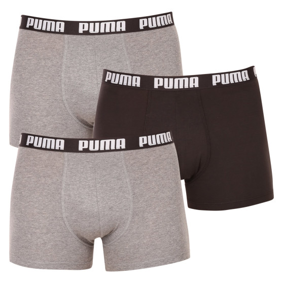 3PACK vīriešu bokseru šorti Puma daudzkrāsaini (701206546 004)