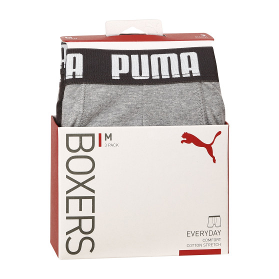 3PACK vīriešu bokseru šorti Puma daudzkrāsaini (701206546 004)