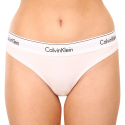 Sieviešu stringi Calvin Klein white (F3786E-100)