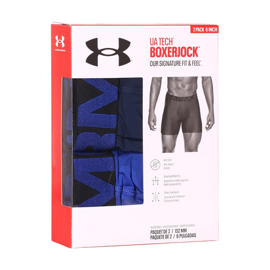 2PACK vīriešu bokseru šorti Under Armour oversized blue (1363619 400)