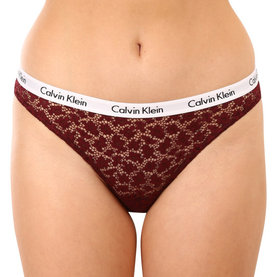 3PACK Sieviešu biksītes Calvin Klein oversized multicolour (QD3975E-BP7)