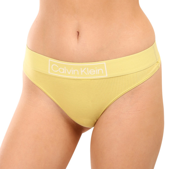 Sieviešu stringi Calvin Klein yellow (QF6774E-9LD)