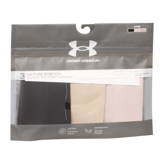 3PACK sieviešu biksītes Under Armour daudzkrāsains (1325616 004)