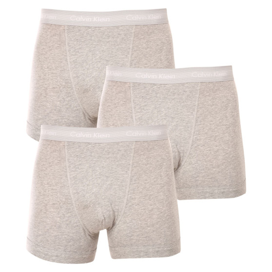 3PACK vīriešu bokseru šorti Calvin Klein pelēki (U2662G-080)