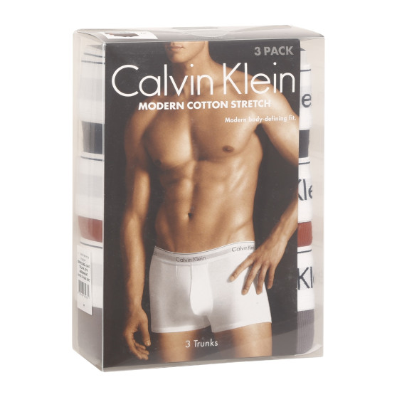 3PACK vīriešu bokseru šorti Calvin Klein daudzkrāsaini (NB2380A-GWF)