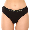 Sieviešu stringi Calvin Klein melni (QF7401E-UB1)