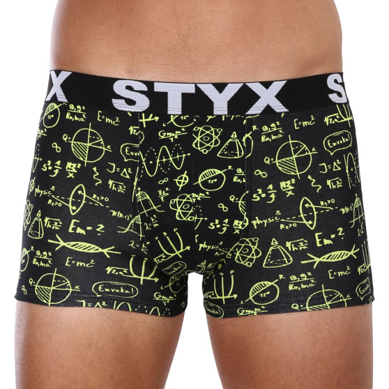 3PACK Vīriešu bokseru šorti Styx art sporta gumija oversized (3R12672)