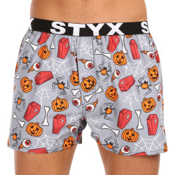 Vīriešu bokserbokseršorti Styx art sporta gumijas Halloween zārki (B1752)