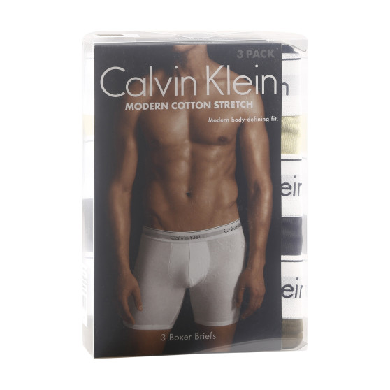 3PACK vīriešu bokseru šorti Calvin Klein daudzkrāsaini (NB2381A-GW2)