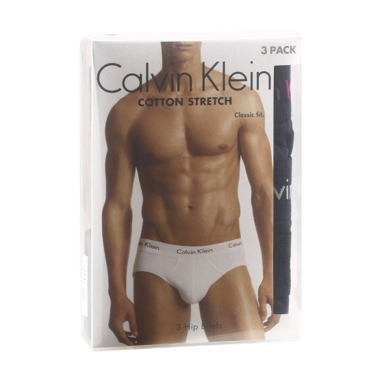 3PACK vīriešu apakšbikses Calvin Klein melnas (U2661G-H50)