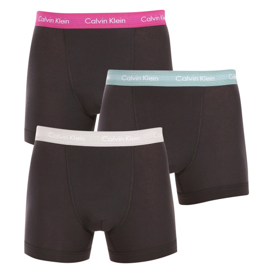 3PACK vīriešu bokseru šorti Calvin Klein melni (U2662G-H53)