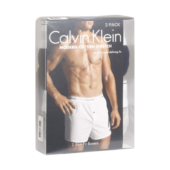 2PACK vīriešu bokseršorti Calvin Klein daudzkrāsaini (NB1396A-BHY)