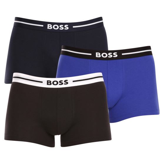 3PACK vīriešu bokseru šorti BOSS daudzkrāsaini (50499390 971)