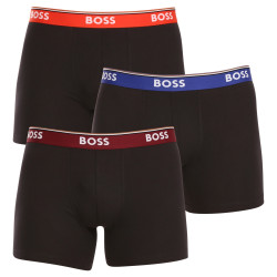 3PACK vīriešu bokseru šorti BOSS melni (50499441 972)