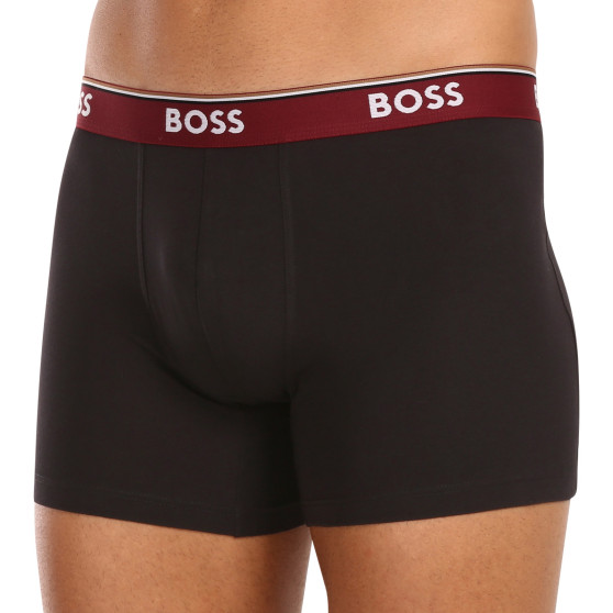 3PACK vīriešu bokseru šorti BOSS melni (50499441 972)