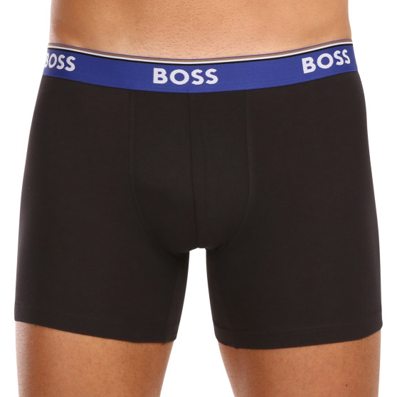 3PACK vīriešu bokseru šorti BOSS melni (50499441 972)