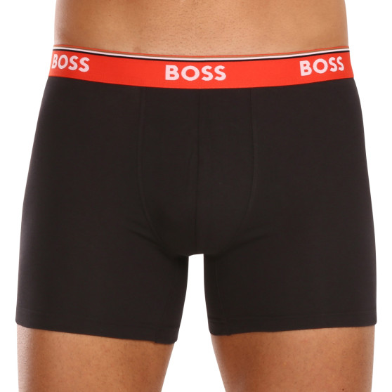 3PACK vīriešu bokseru šorti BOSS melni (50499441 972)