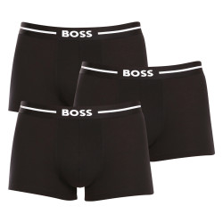 3PACK vīriešu bokseru šorti BOSS melni (50510687 001)