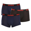 3PACK vīriešu bokseru šorti HUGO daudzkrāsaini (50496723 406)