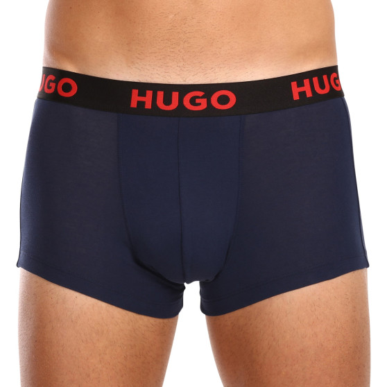 3PACK vīriešu bokseru šorti HUGO daudzkrāsaini (50496723 406)