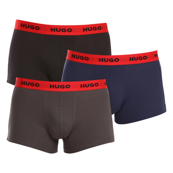 3PACK vīriešu bokseru šorti HUGO daudzkrāsaini (50469766 031)