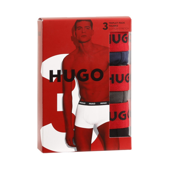 3PACK vīriešu bokseru šorti HUGO daudzkrāsaini (50469766 031)