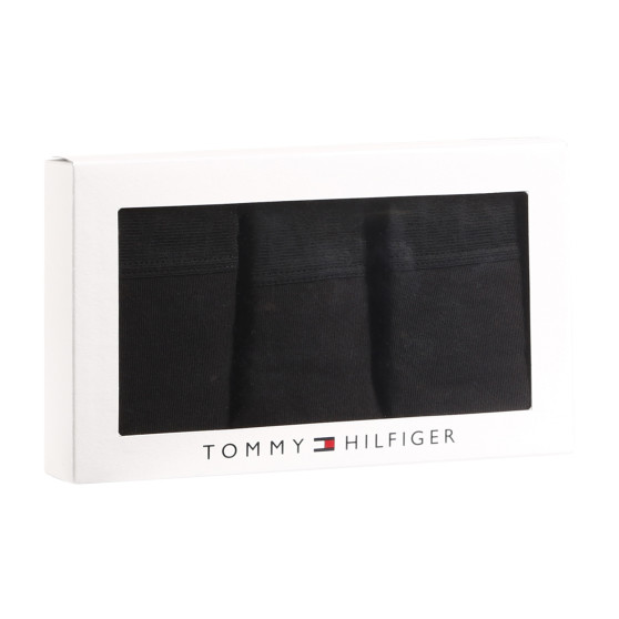 3PACK sieviešu stringi Tommy Hilfiger melni (UW0UW04711 0R7)