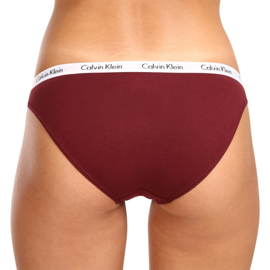 3PACK sieviešu biksītes Calvin Klein daudzkrāsains (QD5146E-HVT)