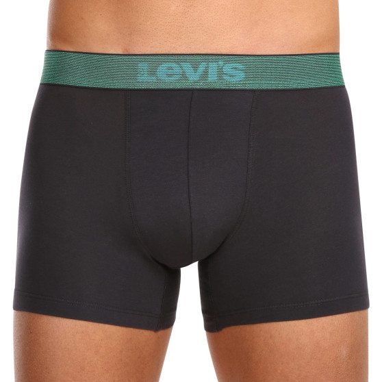 3PACK vīriešu bokseru šorti Levis melni (701224662 001)