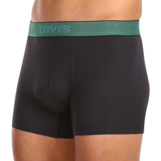 3PACK vīriešu bokseru šorti Levis melni (701224662 001)