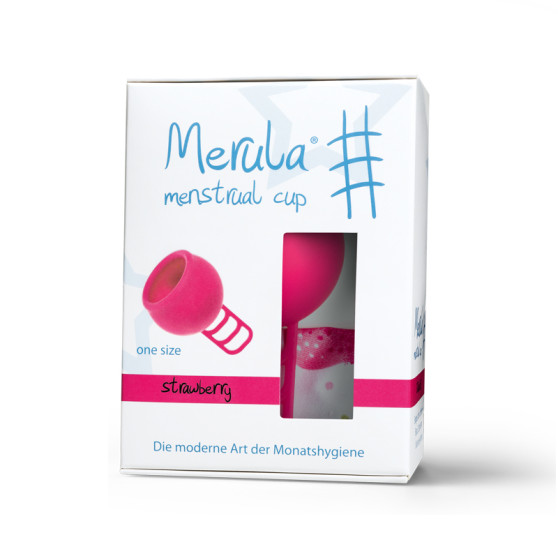 Menstruālā krūzīte Merula Cup Strawberry (MER001)