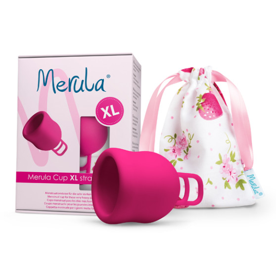 Menstruālā krūze Merula Cup XL Strawberry (MER010)