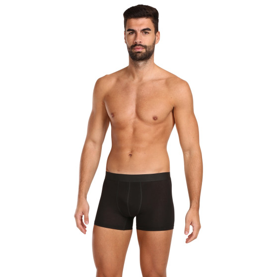 3PACK vīriešu bokseru šorti Nedeto oversized black (3NBX001)