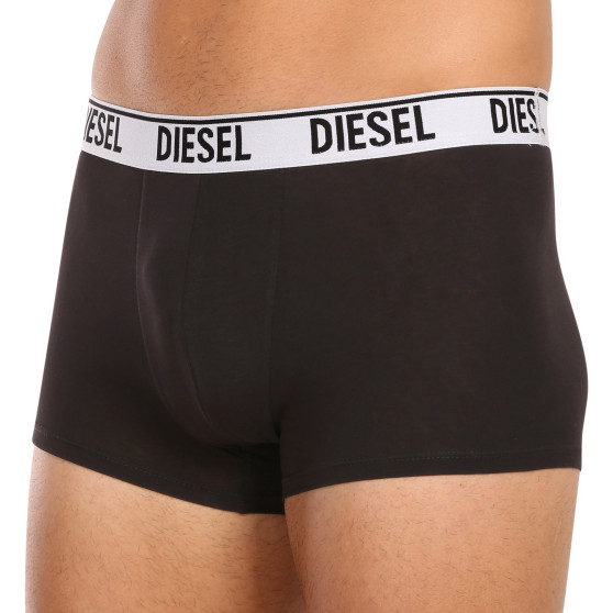 3PACK vīriešu bokseru šorti Diesel melni (00SAB2-0SFAC-E3784)