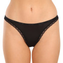 Sieviešu stringi Calvin Klein melni (D3445E-001)