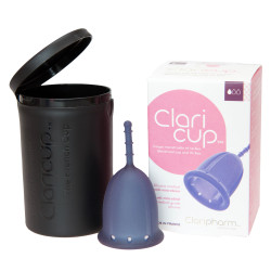 Menstruālā krūze Claricup Violet 1 (CLAR06)