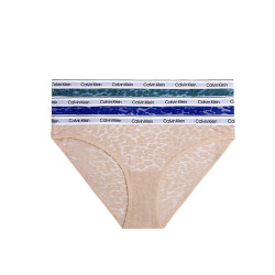 3PACK Sieviešu biksītes Calvin Klein oversized multicolour (QD5080E-GP8)