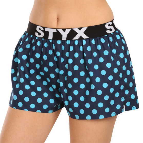 Sieviešu bokserbokseršorti Styx art sporta gumijas polka dots (T1651)